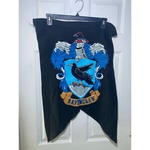 Harry Potter Ravenclaw House Banner Wall Hanging Rubies Crest Black Blue